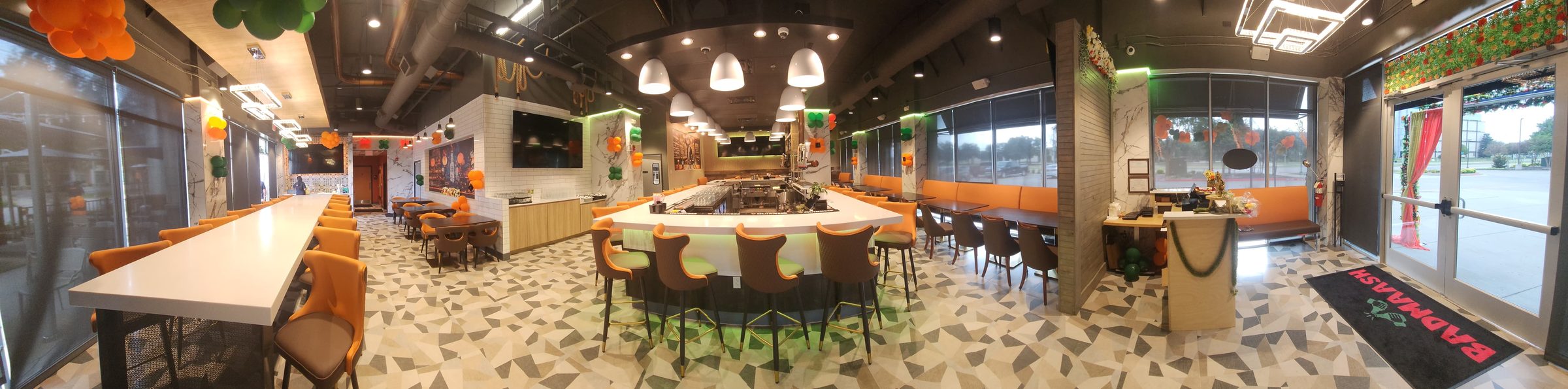 The bar at Bindaas Richardson