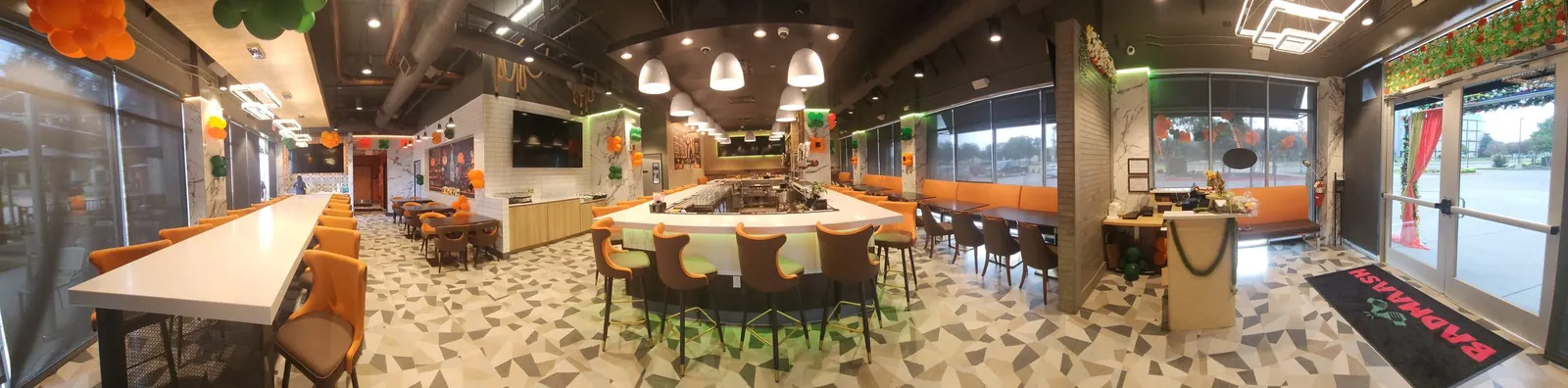 The bar at Bindaas Richardson