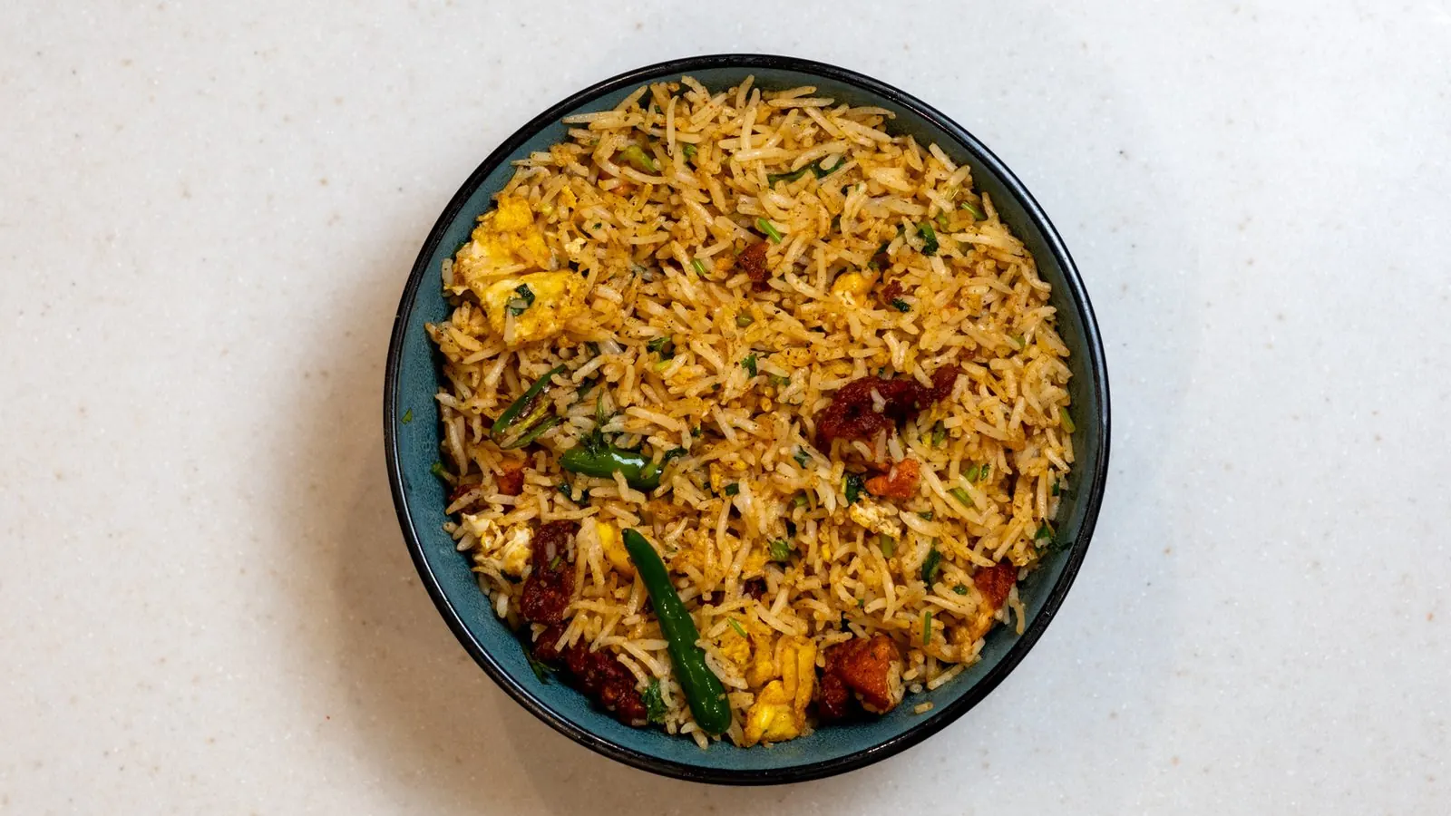 Street style chicken fried rice