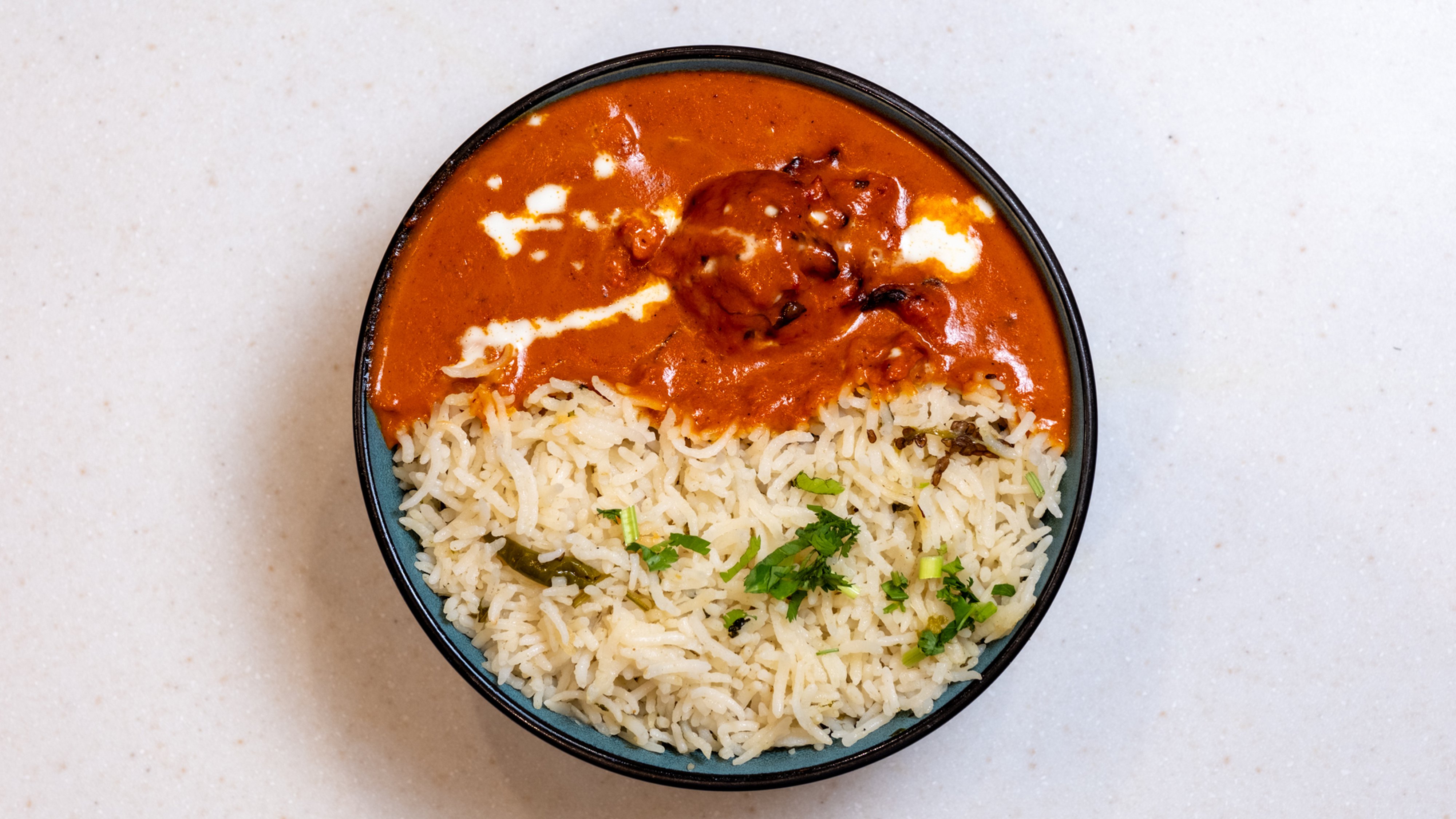 Butter Chicken Rice Bowl